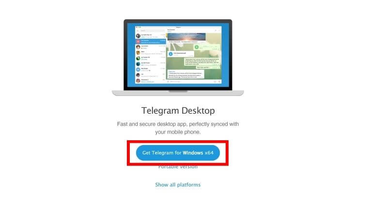 TELEGRAM（テレグラム）デスクトップ
